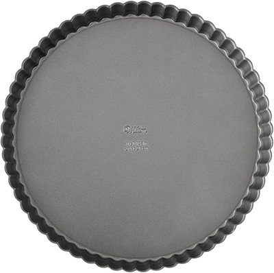 Wilton Excelle Elite Non-Stick Tart and Quiche Pan with Removable Bottom, 9-Inch -