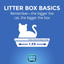 Fresh Step Advanced Cat Litter, Clumping Cat Litter, 99.9% Dust-Free, Gain Scent, 37 lbs Total ( 2 Pack of 18.5 lb Boxes)