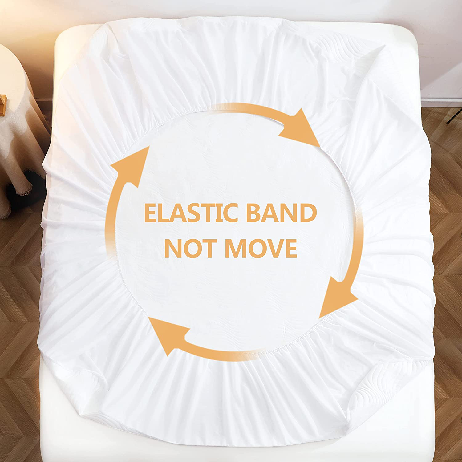 Jadeite star Twin Size Easy to Clean Mattress Pad Waterproof Mattress Protector, Deep Pocket Fitted 8-21 Inches Breathable Noiseless Soft Mattress Cover