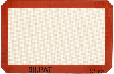 Silpat Premium Non-Stick Silicone Baking Mat, Medium, 9-7/16 x 14-3/8
