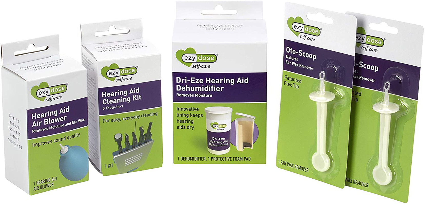 EZY DOSE Hearing Aid Blower | Clears Moisture & Ear Wax | Helps Improve Sound Quality, 1 Count