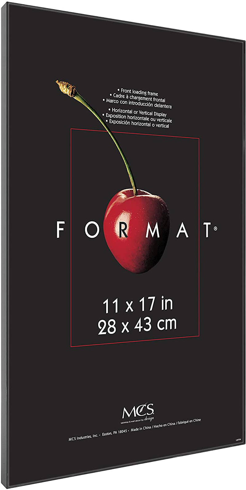 MCS Format Frames, 6 x 8 in, Black, 12 Count