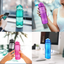 ZORRI Sports Water Bottle, 400/500/700ml/1L, BPA Free Leak Proof Tritan Lightweight Bottles for Outdoors,Camping,Cycling,Fitness,Gym,Yoga- Kids/Adults Drink Bottles with Filter, Lockable Pop Open Lid