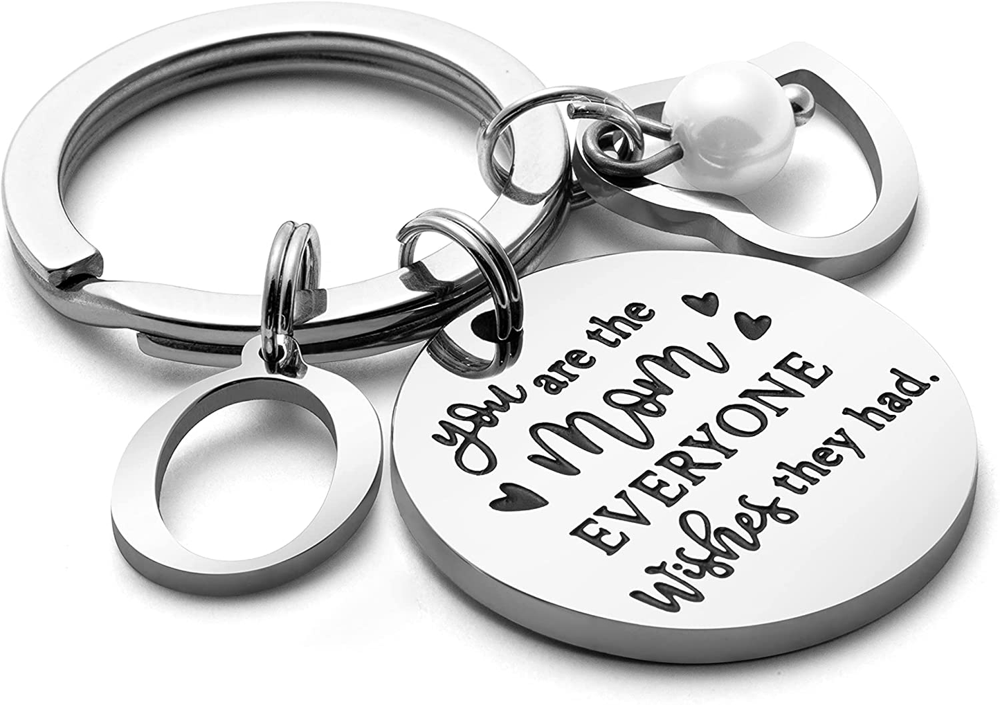 Gifts for Mom Birthday Key Chain Best Mom Thanksgiving Christmas Mother'S Day Key Ring from Daughter Son Jewelry