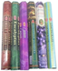 HEM Assorted Best Sellers Incense Sticks Pack of 6 - 120 Sticks, Fragrance - Lemongrass, Lavender, Egyptian Jasmine, Ambar Sandalo, Opium, Eucalyptus