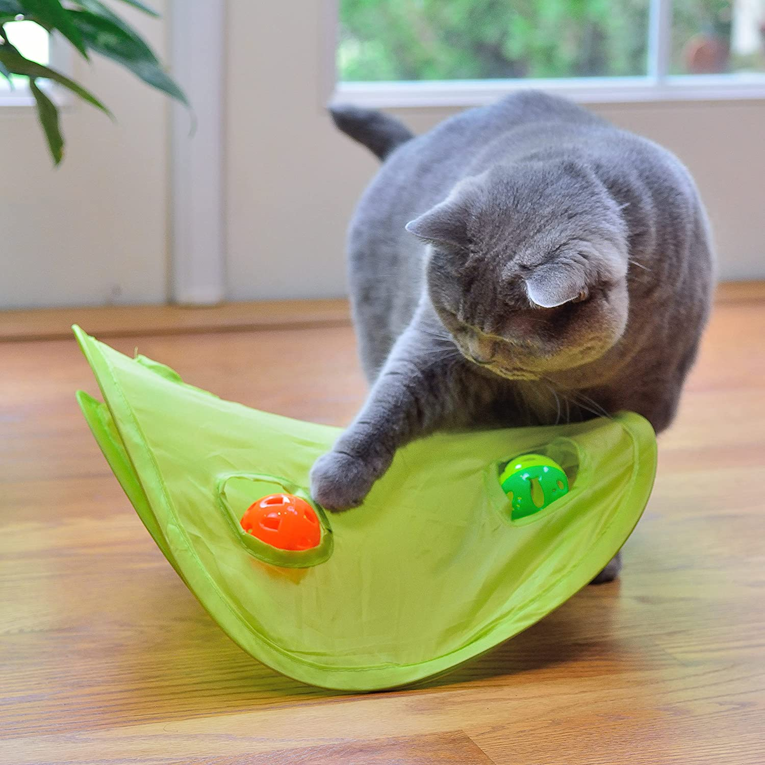 18 Pcs Cat & Kitten Toys Assortments, Cat Teaser Wand, Interactive Bell Toy, Sparkle Balls 