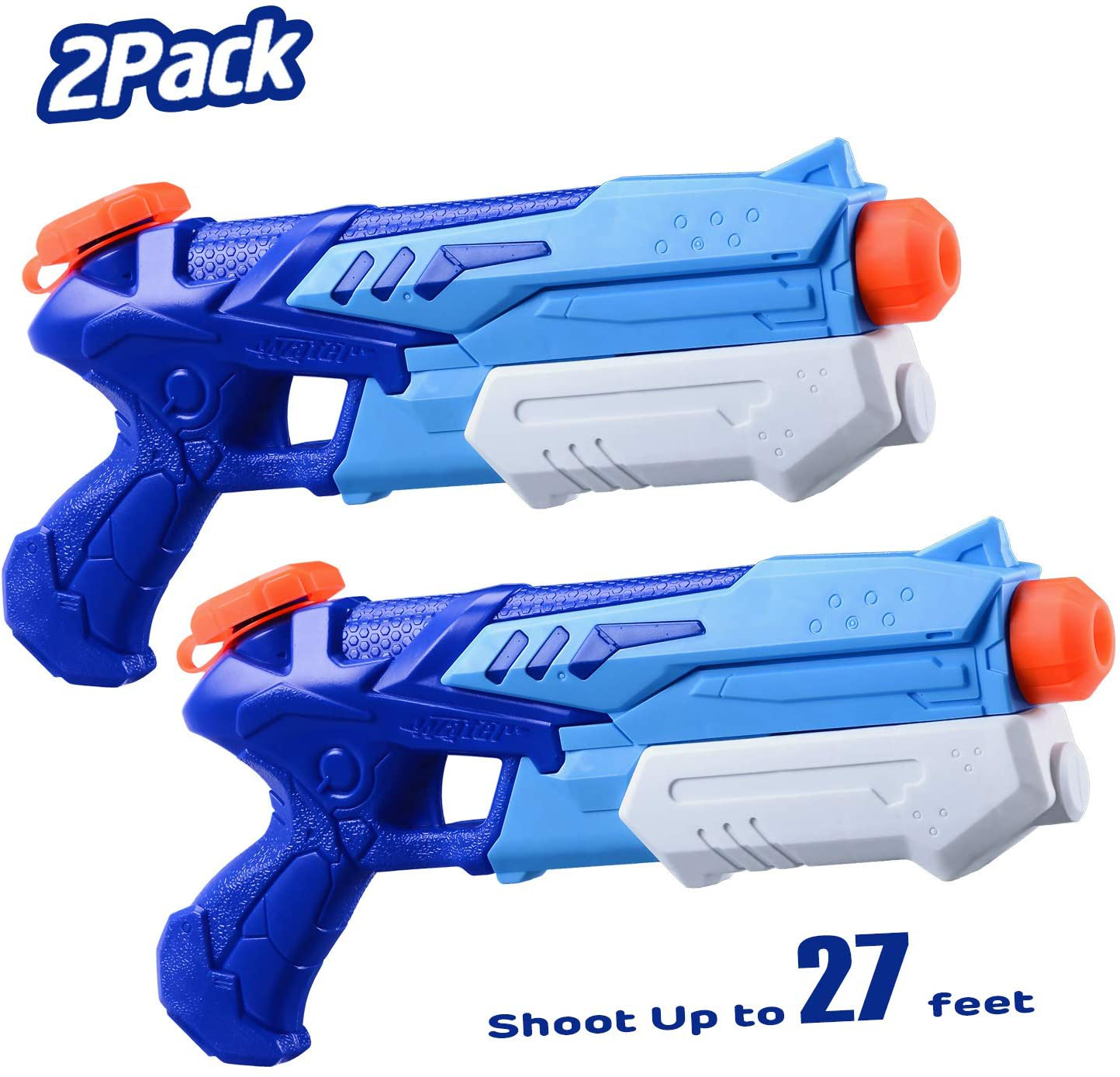 HITOP Water Guns for Kids Super Squirt Guns Water Soaker Blaster 300CC Toys Gifts for Boys Girls Children Summer Swimming Pool Beach Sand Outdoor Water Fighting Play Toys