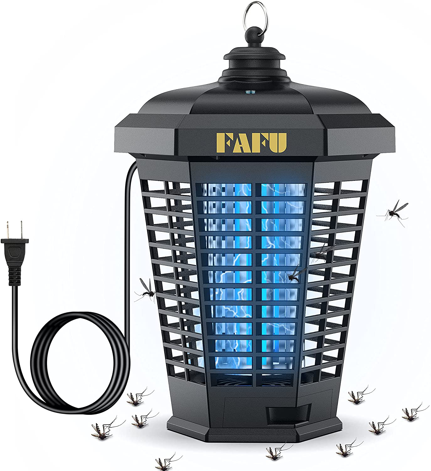Bug Zapper, Outdoor Mosquito Killer, 18W 4200V High Powered Electronic Mosquito Zapper Fly Zapper,Insect Fly Trap Indoor, Mosquito Traps for Garden Patio, Backyard,Home