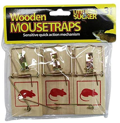 Smart Value Wooden Mouse Trap 3 Pack