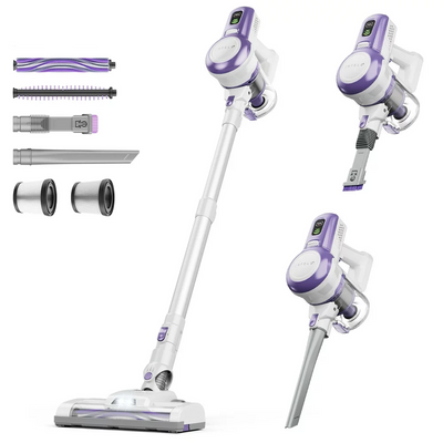 Powerful Cordless Vacuum Cleaner - 22Kpa Stick Vacuum for Hardwood Floors, Carpet, Pet Hair and Cars