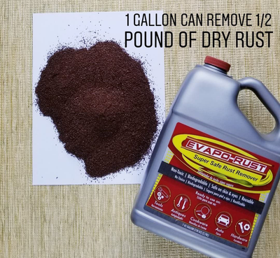 Evapo-Rust The Original Super Safe Rust Remover, Water-Based, Non-Toxic, Biodegradable, 1 Gallon,Gray,ER012
