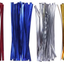 200 Clear Plastic Cello Bags 4x9 with 4" Twist Ties 6 Mix Colors - 1.4 mils Thick OPP Treat Bags for Gift Wrapping Packaging Decorations Storage (4'' x 9'')