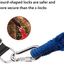 Tree Swing Hanging Straps Kit Holds 2000 lbs,5ft Extra Long Straps Strap with Safer Lock Snap Carabiner Hooks Perfect for Tree Swing & Hammocks, Perfect for Swings,Carry Pouch Easy Fast Installation