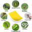 Kensizer 30-Pack Fruit Fly Trap, Yellow Sticky Gnat Traps Killer for Indoor/Outdoor Flying Plant Insect Like Fungus Gnats, Whiteflies, Aphids, Leaf Miners - 6x8 in, Twist Ties Included