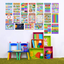 Educational Preschool Posters Learning Poster for Toddler Kid Kindergarten Classroom Learning Decoration, Large 16 x 11 Inch Nursery Homeschool Playroom Teaching Poster (Assorted Style, 20 Pieces)