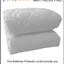 Purepedic Triple Protection King Mattress Pad King Size Bed Waterproof Mattress Protector Cooling Mattress Topper Cotton Mattress Cover Comfortable Mattress Encasement for King Size Bed