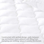 Basic Beyond Quilted Fitted Mattress Pad Full Size - Mattress Cover with Stretches up to 8-21 Inches Deep Pocket, Breathable Mattress Protector Topper with Down Alternative Filling