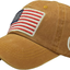 Adjustable Baseball Cap American Flag Hat Headdress Outdoor Sports Cap Peaked Cap Cotton