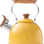 ROCKURWOK Tea Kettle Stovetop Whistling Teapot, Stainless Steel, 2.64-Quart White