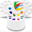 Hulameda Paint Tray Palettes, Plastic Paint Pallets for Kids or Students to Paints on School Project or Art Class