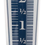 AcuRite 00850A2 5-Inch Capacity Easy-Read Magnifying Rain Gauge, Blue,12.5-inch