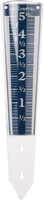 AcuRite 00850A2 5-Inch Capacity Easy-Read Magnifying Rain Gauge, Blue,12.5-inch
