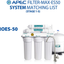 APEC Water Systems FILTER-MAX-ES50 50 GPD High Capacity Complete Replacement Filter Set For Essence Series Reverse Osmosis Water Filter System Stage 1-5