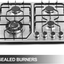 22″x20″ Built in Gas Cooktop 4 Burners Stainless Steel Stove with NG/LPG Conversion Kit Thermocouple Protection and Easy to Clean (20Wx22L)
