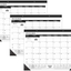 2022 Desk Calendars by AT-A-GLANCE, Monthly Desk Pads, 21-3/4" X 17", Standard, Ruled Blocks, 3 Pack (AZSK2400)