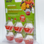 BEAPCO 10036 Prefilled Fruit Fly Traps, 6-Pack, Red