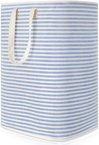 Lifewit 72L Freestanding Laundry Hamper Collapsible Large Clothes Basket with Easy Carry Extended Handles for Clothes Toys, Blue