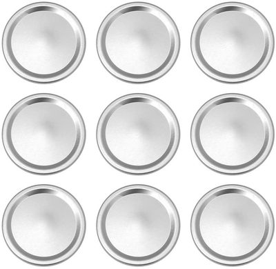 30pcs Canning Jar Lids, 7cm Mason Jars Lids Reusable Mouth Canning Lids for Ball Wide Jar Lids for Canning Food Grade Material Food Storage Can Caps