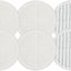 Flintar 2124 Spinwave Replacement Mop Pads for Bissell Bissel Spinwave Hard Floor Cleaner Powered Rotating Mop 2039 Series, 2307, 2315A, Part # 2124 (6 - Pack (4 Soft Pads + 2 Scrubby Pads))
