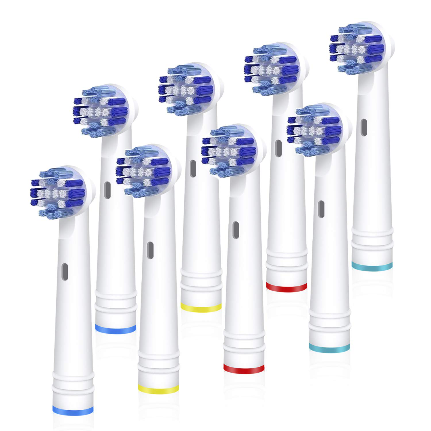 Compatible With Oral B Braun, 4 Pack Professional Electric Toothbrush Heads Brush Heads Refill for Oral-B 7000/Pro 1000/9600/ 500/3000/8000