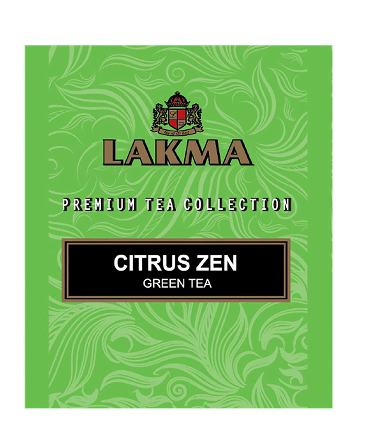Lakma Premium Collection Citrus Zen Green Tea - 20 Tea Bags 100% Natural, Sugar Free, Gluten Free and Non-GMO)