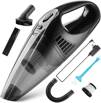 Cordless Handheld Vacuum Cleaner W/Hepa Filter, Rechargeable Lithium Ion & Charging Cable for Indoor Household Use