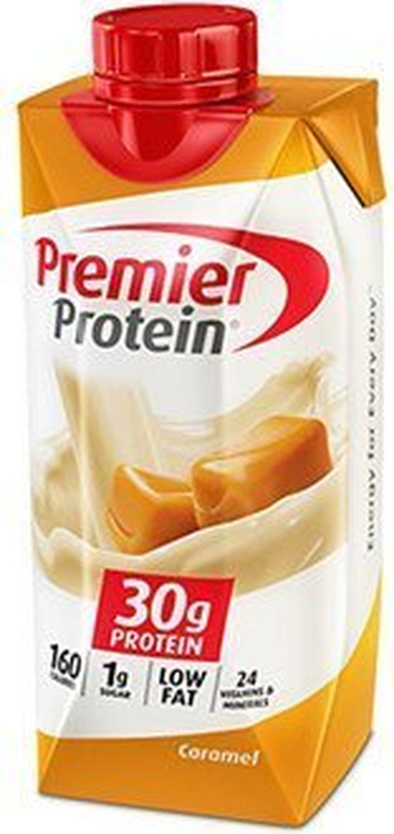Premier Protein 30G Protein Shakes, Caramel, 11 Fluid Ounces, 8 Count