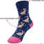 COTTON DAY 7 Days of the Week Toddler Little Big Kids Girls Cute Pattern Design Socks