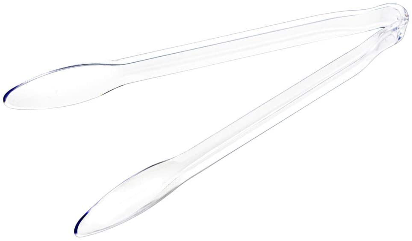 Plastic Salad Tongs | Clear | 2 Pcs.