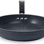 12" Stone Earth Frying Pan by Ozeri, with 100% APEO & PFOA-Free Stone-Derived Non-Stick Coating from Germany, Obsidian Gold