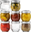 Ball Regular Mason Jar 8 oz, [Set of 8] Canning Jars, With Airtight Lids & Bands - Safe For Canning, Fermenting, Pickling, Storage - Beverages & Decor. Toxin Free, + SEWANTA Jar Opener