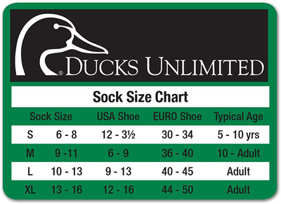Ducks Unlimited Mens All Season Tall Merino Wool Boot Sock