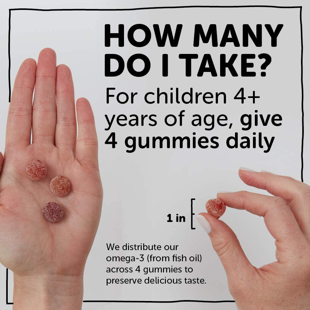 SmartyPants Kids Formula Daily Gummy Multivitamin: Vitamin C, D3, and Zinc for Immunity, Gluten Free, Omega 3 Fish Oil, Vitamin B6, Methyl B12