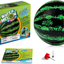 Watermelon Ball – The Ultimate Swimming Pool Game | Pool Ball for Under Water Passing, Dribbling, Diving and Pool Games for Teens, Kids, or Adults | 9 in. Ball Fills with Water
