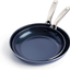 Blue Diamond Cookware Pan 9.5''& 11'', Frying Set, 11"