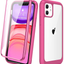 Full Body Rugged Case with Built-in Touch Sensitive Anti-Scratch Screen Protector, Soft TPU Bumper Case Cover Compatible with iPhone 11 6.1"