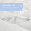 eLuxurySupply Double Thick Rayon Bamboo Mattress Topper with Fitted Skirt - Extra Plush Cooling Bamboo Mattress Pad - Hypoallergenic Down Alternative Fill - Full