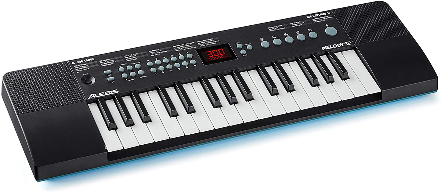 Alesis Melody 54 - Electric Keyboard Digital Piano with 54 Keys, Speakers, 300 Sounds, 300 Rhythms, 40 Songs, Microphone and Piano Lessons