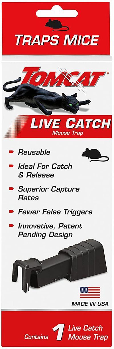 Tomcat Live Catch Mouse Trap (Single Catch), 1 Trap