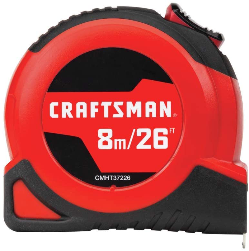 CRAFTSMAN Tape Measure, Self-Lock, 25-Foot with Stud Finder, 3/4-Inch Depth and Torpedo Level, 9-Inch (CMHT82390, CMHT77633 & CMHT37225S)